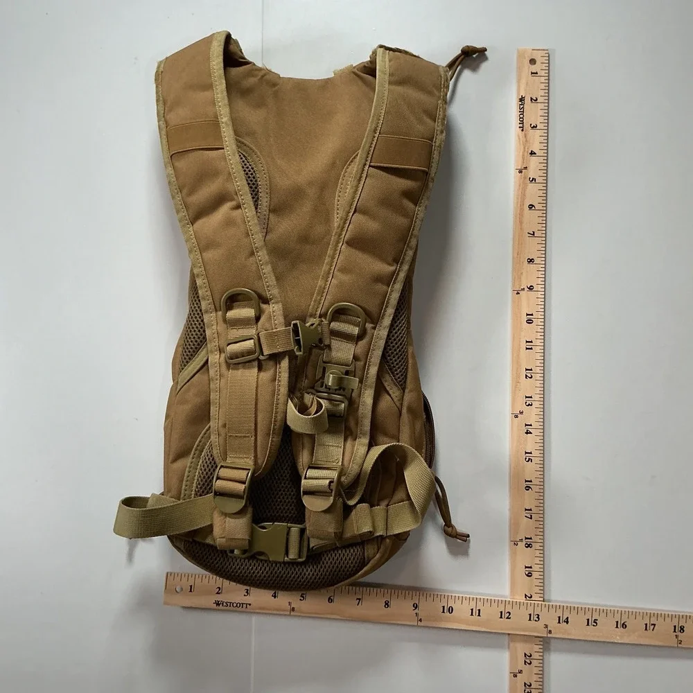 Ridge Recon Tactical Hydration Pack Backpack Coyote Tan OS MOLLE Hiking Gorpcore